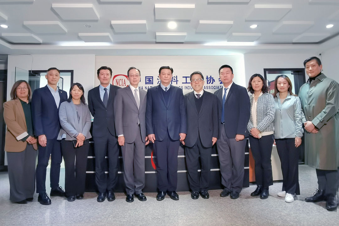 立邦集團、東方美谷共同訪問中國涂料工業協會